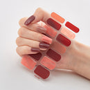 Four Sorts of Nail Stickers Fashion Nail Wraps Self Adhesive Manicure Decoracion Nail Strips Nail Sticker Set Nail Art