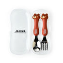 Tableware Cartoon Kids Spoon and Fork Set Dessert Spoon for Children Fork Baby Gadgets Feedkid Children&