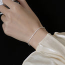 2022 Trend Sparkling Silver Color Choker Necklace for Women Elegant Clavicle Chain Necklace Party Wedding Collar Jewelry Gifts