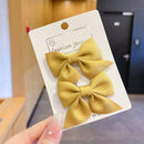 2022 New Bow Headgear Cute Sweet Little Girl Hair Accessories Summer Girls Net Red Clips Baby Hairpins Children Hair Clips Gifts