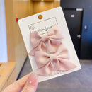 2022 New Bow Headgear Cute Sweet Little Girl Hair Accessories Summer Girls Net Red Clips Baby Hairpins Children Hair Clips Gifts