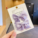 2022 New Bow Headgear Cute Sweet Little Girl Hair Accessories Summer Girls Net Red Clips Baby Hairpins Children Hair Clips Gifts