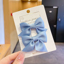 2022 New Bow Headgear Cute Sweet Little Girl Hair Accessories Summer Girls Net Red Clips Baby Hairpins Children Hair Clips Gifts