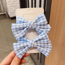 2022 New Bow Headgear Cute Sweet Little Girl Hair Accessories Summer Girls Net Red Clips Baby Hairpins Children Hair Clips Gifts