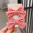2022 New Bow Headgear Cute Sweet Little Girl Hair Accessories Summer Girls Net Red Clips Baby Hairpins Children Hair Clips Gifts