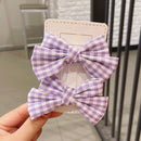 2022 New Bow Headgear Cute Sweet Little Girl Hair Accessories Summer Girls Net Red Clips Baby Hairpins Children Hair Clips Gifts