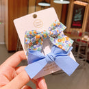 2022 New Bow Headgear Cute Sweet Little Girl Hair Accessories Summer Girls Net Red Clips Baby Hairpins Children Hair Clips Gifts