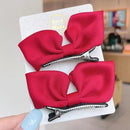 2022 New Bow Headgear Cute Sweet Little Girl Hair Accessories Summer Girls Net Red Clips Baby Hairpins Children Hair Clips Gifts