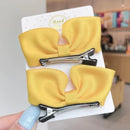 2022 New Bow Headgear Cute Sweet Little Girl Hair Accessories Summer Girls Net Red Clips Baby Hairpins Children Hair Clips Gifts