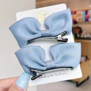 2022 New Bow Headgear Cute Sweet Little Girl Hair Accessories Summer Girls Net Red Clips Baby Hairpins Children Hair Clips Gifts