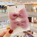 2022 New Bow Headgear Cute Sweet Little Girl Hair Accessories Summer Girls Net Red Clips Baby Hairpins Children Hair Clips Gifts