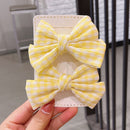 2022 New Bow Headgear Cute Sweet Little Girl Hair Accessories Summer Girls Net Red Clips Baby Hairpins Children Hair Clips Gifts