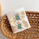 2022 New Bow Headgear Cute Sweet Little Girl Hair Accessories Summer Girls Net Red Clips Baby Hairpins Children Hair Clips Gifts