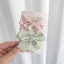 2022 New Bow Headgear Cute Sweet Little Girl Hair Accessories Summer Girls Net Red Clips Baby Hairpins Children Hair Clips Gifts