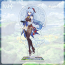 Figuras de acción de impacto Genshin, modelo con soporte acrílico, Genshin Raiden Shogun Kokomi, decoración de escritorio DIY, letrero de pie, adorno de colección