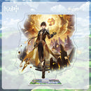 Figuras de acción de impacto Genshin, modelo con soporte acrílico, Genshin Raiden Shogun Kokomi, decoración de escritorio DIY, letrero de pie, adorno de colección