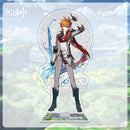 Figuras de acción de impacto Genshin, modelo con soporte acrílico, Genshin Raiden Shogun Kokomi, decoración de escritorio DIY, letrero de pie, adorno de colección