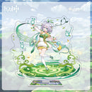 Figuras de acción de impacto Genshin, modelo con soporte acrílico, Genshin Raiden Shogun Kokomi, decoración de escritorio DIY, letrero de pie, adorno de colección