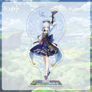 Figuras de acción de impacto Genshin, modelo con soporte acrílico, Genshin Raiden Shogun Kokomi, decoración de escritorio DIY, letrero de pie, adorno de colección