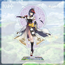 Figuras de acción de impacto Genshin, modelo con soporte acrílico, Genshin Raiden Shogun Kokomi, decoración de escritorio DIY, letrero de pie, adorno de colección