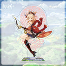 Figuras de acción de impacto Genshin, modelo con soporte acrílico, Genshin Raiden Shogun Kokomi, decoración de escritorio DIY, letrero de pie, adorno de colección