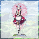 Figuras de acción de impacto Genshin, modelo con soporte acrílico, Genshin Raiden Shogun Kokomi, decoración de escritorio DIY, letrero de pie, adorno de colección