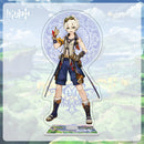 Figuras de acción de impacto Genshin, modelo con soporte acrílico, Genshin Raiden Shogun Kokomi, decoración de escritorio DIY, letrero de pie, adorno de colección