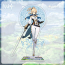 Figuras de acción de impacto Genshin, modelo con soporte acrílico, Genshin Raiden Shogun Kokomi, decoración de escritorio DIY, letrero de pie, adorno de colección