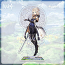 Figuras de acción de impacto Genshin, modelo con soporte acrílico, Genshin Raiden Shogun Kokomi, decoración de escritorio DIY, letrero de pie, adorno de colección