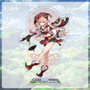 Figuras de acción de impacto Genshin, modelo con soporte acrílico, Genshin Raiden Shogun Kokomi, decoración de escritorio DIY, letrero de pie, adorno de colección