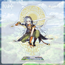 Figuras de acción de impacto Genshin, modelo con soporte acrílico, Genshin Raiden Shogun Kokomi, decoración de escritorio DIY, letrero de pie, adorno de colección