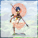 Figuras de acción de impacto Genshin, modelo con soporte acrílico, Genshin Raiden Shogun Kokomi, decoración de escritorio DIY, letrero de pie, adorno de colección