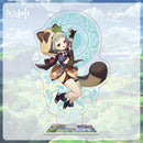 Figuras de acción de impacto Genshin, modelo con soporte acrílico, Genshin Raiden Shogun Kokomi, decoración de escritorio DIY, letrero de pie, adorno de colección