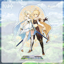 Figuras de acción de impacto Genshin, modelo con soporte acrílico, Genshin Raiden Shogun Kokomi, decoración de escritorio DIY, letrero de pie, adorno de colección