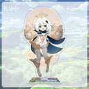 Figuras de acción de impacto Genshin, modelo con soporte acrílico, Genshin Raiden Shogun Kokomi, decoración de escritorio DIY, letrero de pie, adorno de colección