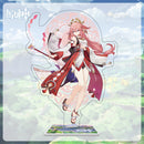 Figuras de acción de impacto Genshin, modelo con soporte acrílico, Genshin Raiden Shogun Kokomi, decoración de escritorio DIY, letrero de pie, adorno de colección