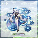 Figuras de acción de impacto Genshin, modelo con soporte acrílico, Genshin Raiden Shogun Kokomi, decoración de escritorio DIY, letrero de pie, adorno de colección