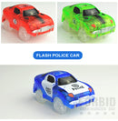 Magical Tracks LED Light Electronics Car Tracks Toy Parts 5 Colorful Lights Children&