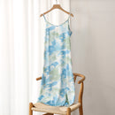 2022 verano elegante Vestido de mujer moda Correa satén Maxi vestidos largos de fiesta Midi Robe de talla grande Vestido envío gratis