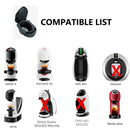 Adaptador de cápsula reutilizable para Dolce Gusto Coffee Capsule Convert Compatible con Genio S, Piccolo Machine Coffee Accesso