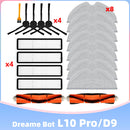 Xiaomi Dreame Bot L10 Pro D9 TROUVER LDS Finder Robot Vacuum Cleaner Parts Main Side Brush Hepa Filter Mop Cloths Replacement