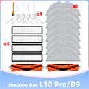 Xiaomi Dreame Bot L10 Pro D9 TROUVER LDS Finder Robot Vacuum Cleaner Parts Main Side Brush Hepa Filter Mop Cloths Replacement