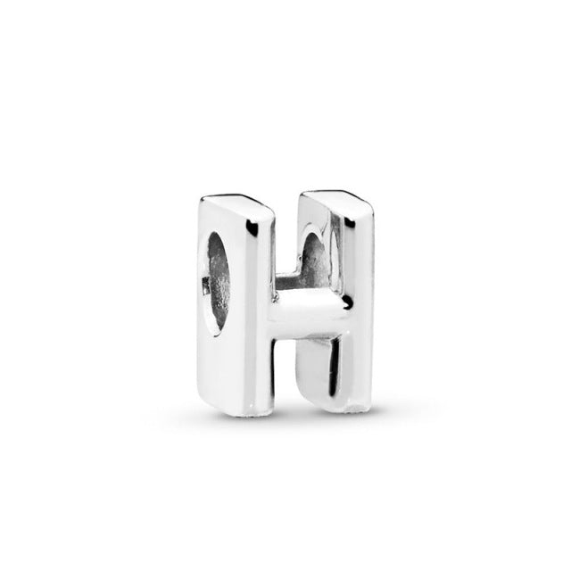 Btuamb Einfache 26 Buchstabenperlen, kreative Kombination, geeignet für DIY-Markenarmband, Schmuck, europäischer Charme