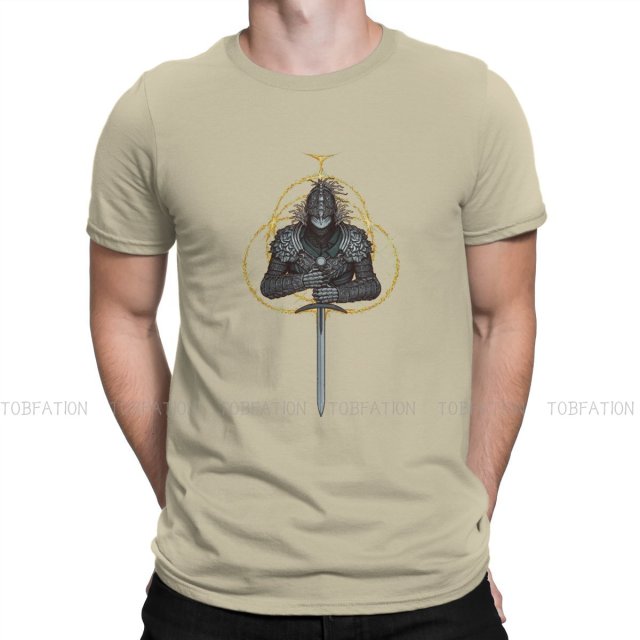 Elden Ring Action RPG juego camiseta para hombres Gaming Ashen Humor verano camiseta novedad moda suelta
