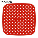 Air Fryer Liner Air Fryer Mat Food Grade Non-Stick Silicone Fryer Basket for 7.5~9-Inch Air Fryers Steamers Air Fryer Paper