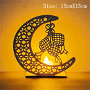 2022 LED 3D Eid Mubarak Decor Ornament Light Eid Kareem Ramadan Decor for Home Ramadan Mubarak Eid Al Adha Islamic Muslim Party