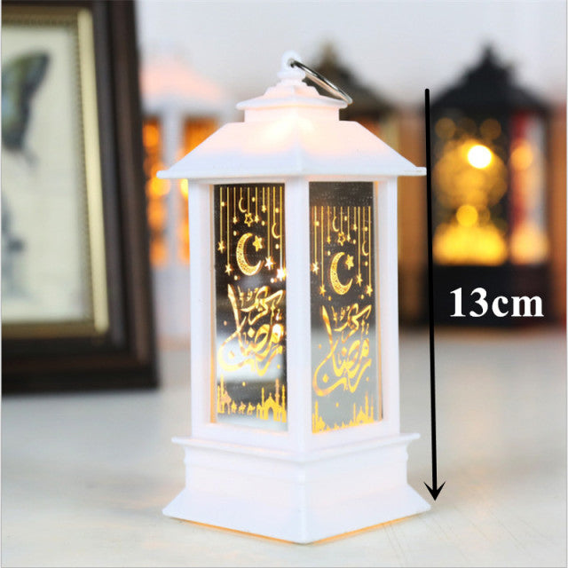 2022 LED 3D Eid Mubarak decoración ornamento luz Eid Kareem Ramadán decoración para el hogar Ramadán Mubarak Eid Al Adha fiesta musulmana islámica