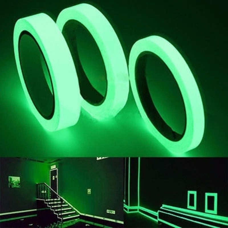Reflektierendes PET-Glow in The Dark Green Luminous Emergency Lines Security Home Decorations PVC Tape Night Vision Warning Tape