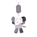 Juguetes sensoriales para recién nacidos, libro educativo para bebés, juguetes de cuna, juguetes para bebés en blanco y negro, libro de tela de animales, juguetes para bebés de 0 a 12 meses