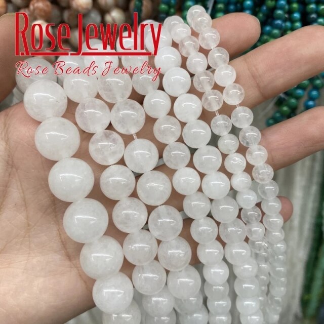 Natürliche weiße schwarze matt polierte Onyx-Achat-Perlen, runde lose Perlen für die Schmuckherstellung, DIY-Armbänder, 38,1 cm, 4, 6, 8, 10, 12 mm